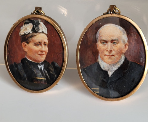 Antique victorian portrait - antique,