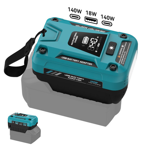 Dual 140w usb - usb-c, for