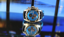 XL 47mm Men’s Stainless Steel Blue FESTINA CHRONO BIKE Road Warrior F16272 Watch