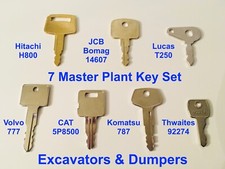 7 Master Plant Key Excavator