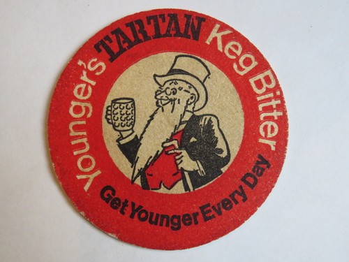 Old vintage beer coaster - vintage,