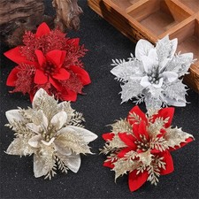 Christmas large poinsettia - christmas,