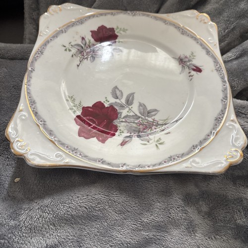 Plate with roses - plate,