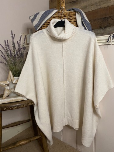 Primark turtle neck poncho - neck,