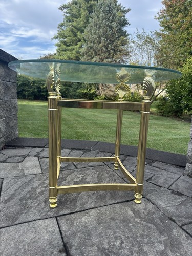 Mcm gold lacquered brass shell - brass,