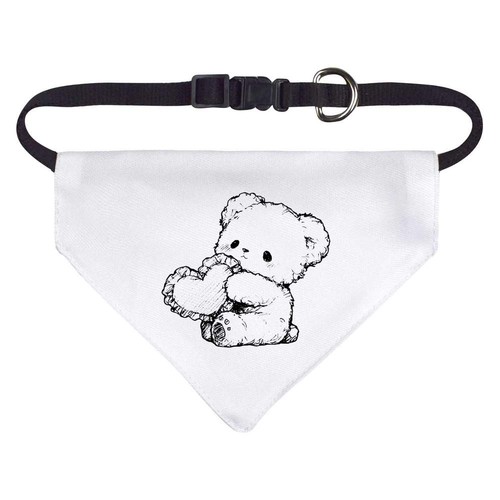 Teddy bear heart pillow - &,