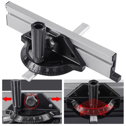 Miter gauge angle plate - angle, ruler