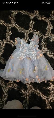 Baby blue dress - blue, ages