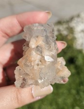 Clear Apophyllite with Peach