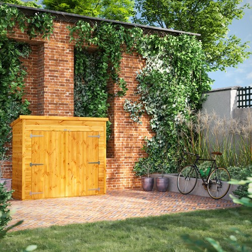 Bike shed power pent - power,