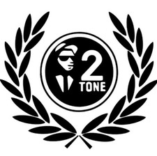 2 Tone Ska Laurel Sticker