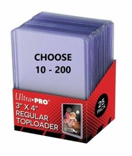 Ultra PRO Toploaders - Hard Card Sleeves Plastic Top Loader | Pokemon MTG YUGIOH