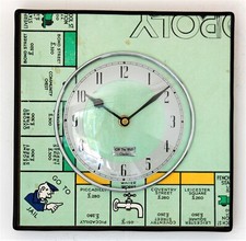 NEW 25cm Monopoly Wall Clock -