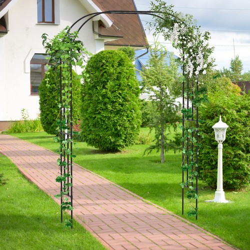 Outdoor metal arbor trellis - outdoor,