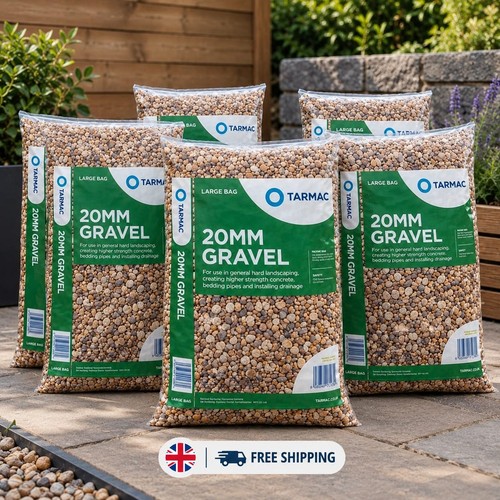 20mm natural garden gravel - natural,