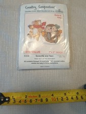 Country Companions 14 count Cross Stitch Needlecraft Kit