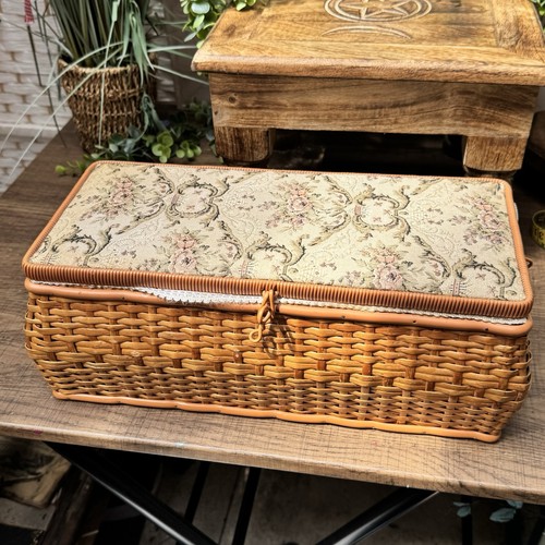 Vintage wicker sewing - wicker,