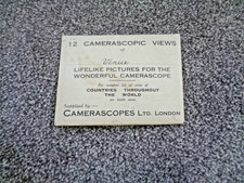 12 VITAGE VENICE CAMERA STEREOSCOPE CARDS