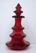 c1850 Antique Bohemian Red
