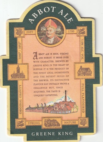 Beer mat greene - -, king