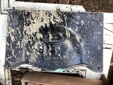 Vintage Cast Iron Fire Hood Canopy