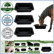 3Pcs Rubber Livestock Feed