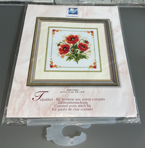 Vervaco poppies floral - -,