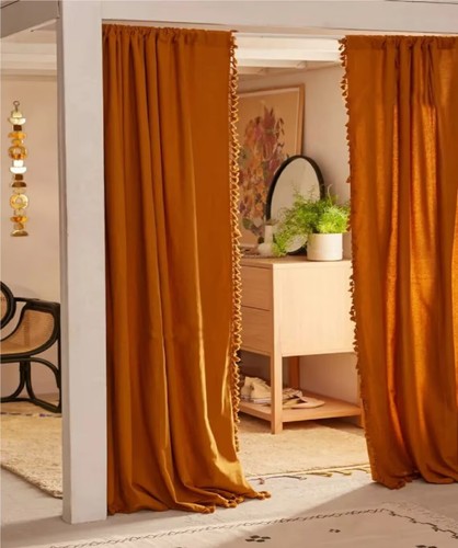 100 cotton tassel - cotton, curtains