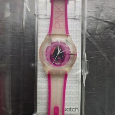 Swatch Watch SUJK103 Pink Sea. 2006 Jelly In Jelly. New And Unworn. New Battery.