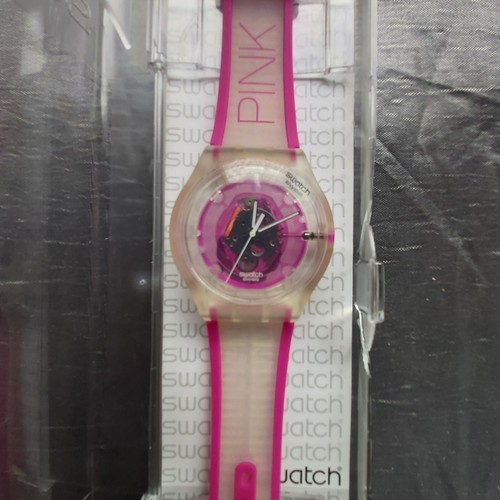 Swatch watch sujk103 pink sea - swatch,