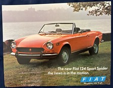 Fiat 124 Sport Spider spec