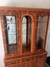 Vintage Yew Wood Glazed