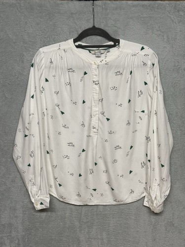 Boden green heart blouse top - boden,