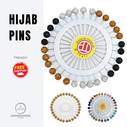 30pcs muslim hijab pins multi - 30pcs,