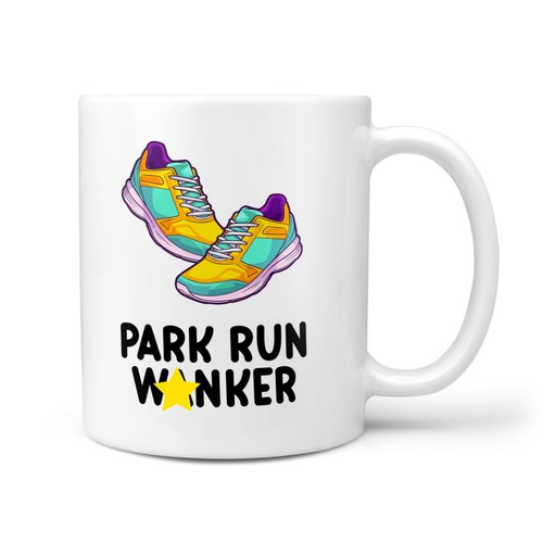Funny rude park - run, w*nker