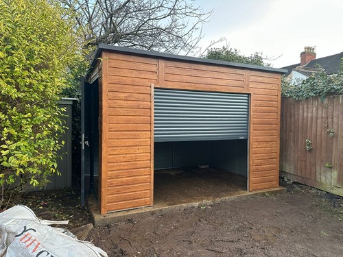 Metal building garden - metal,