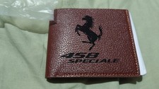 Ferrari 458 Speciale Leather Wallet