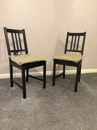 Ikea stefan chair brown black - stefan,