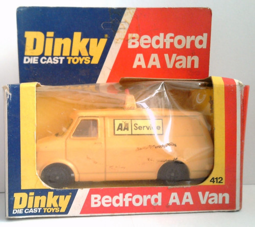 Dinky 412 bedford van - aa,