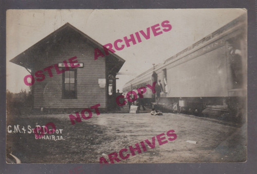 Bonair iowa rppc 1908 - iowa,