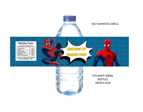 Personalised spiderman - personalised,