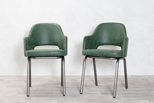 Faux suede dining chairs - dining,