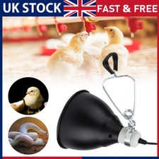 300W Tortoise Curved Heat Lamp Light Dome Holder Turtle Brooder Basking Set 220V