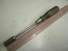 WOODEN HANDLED NUT RUNNER 0BA GOOD USED CONDITION