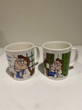 2 Vintage tetley tea mugs