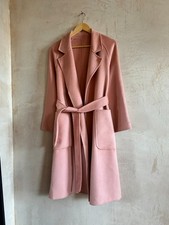 COS 100% Wool Pink Long Belted