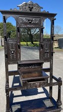 Large victorian carved oak - victorian,
