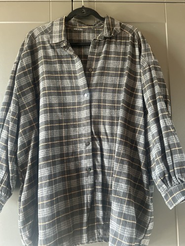 Flannel plaid shirt - plaid,