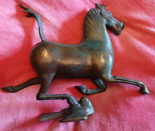 Vintage chinese bronze flying - bronze,