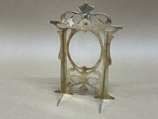Art Nouveau Brass Pocket Watch Stand Antique C1920